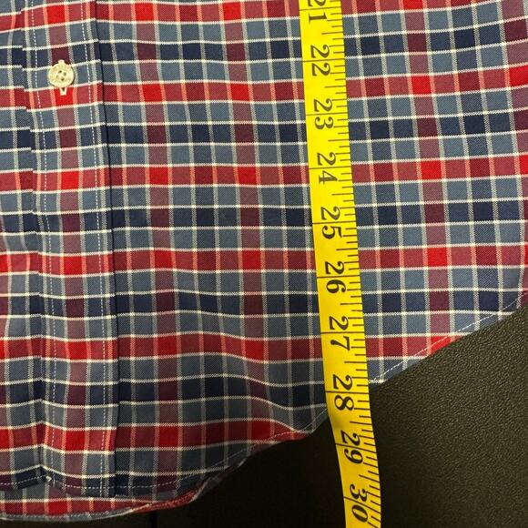 Brooks Brothers Regent Blue and Red Checked Long Sleeve Button Down Size S - Picture 5 of 5
